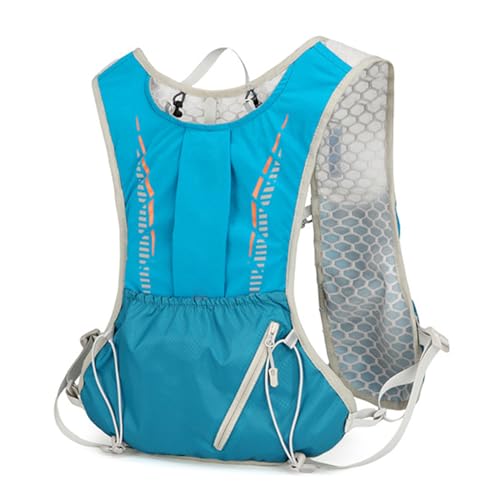 Uhngw Mochila para Correr, Mochila de hidratación - Paquete Deportivo con Tira Reflectante - Mochila de hidratación Impermeable con Gran Capacidad para Ejecutar el Ciclismo de Campamento