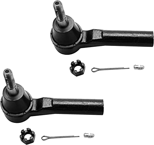 Image of Detroit Axle - Front Lower Control Arms w /Ball Joints + Sway Bars Outer Tie Rods Replacement for 2007-2012 Dodge Caliber - 8pc Set