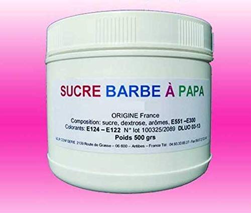 Sucre à barbe à papa Chewing-gum 500 g