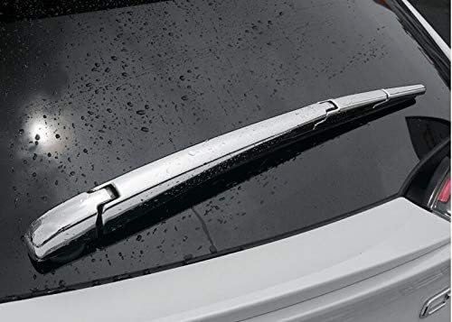 Car Chrome Rear Window rain Wiper Blade Cover Trim Compatible for Toyota CHR C-HR 2017 2018 2019 2020 2021 2022 2023 Silver