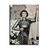 GaoZhenxin . Albert Lynch Joan of Arc Poster Canvas Art Print Painting Wall Decoration Picture Modern Decorative Aesthetic Bedroom Decoration Poster .-12x18inch-No Framed