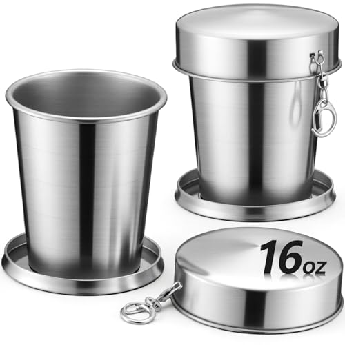 304 Stainless Steel Collapsible Cup (2 Pack)