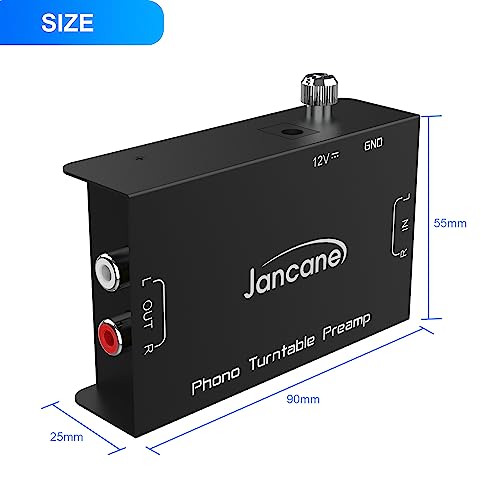 image for cotsoco Phono Turntable Preamp, Phonograph Preamplifier with RCA Input