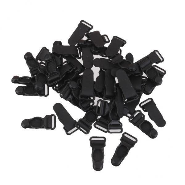 Enakshi® 4x50pcs Womens Poly Garter Belt Clips Hooks Grips Black|Crafts | Sewing | Other Sewing-image-8