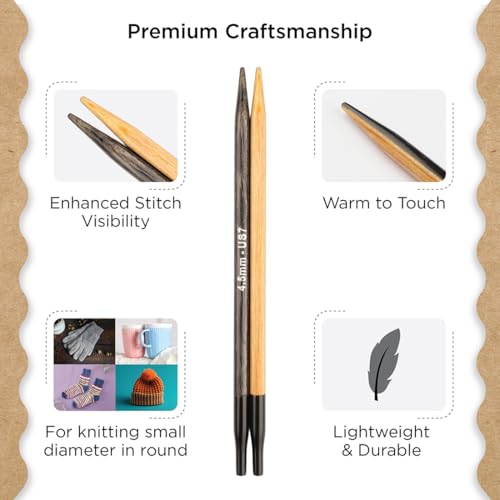 Image of Knitter's Pride Day & Nite Normal Interchangeable Circular Needles 5 inch inch (13cm) - US Size 7 (4.5mm)