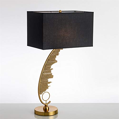 QJL_ANA Industrial Wind Metal Table Lamp, Creative Feather Light Body, Classic Black Shade, Fashion Simple Office Lamp, Individual Table Lamp steampunk buy now online