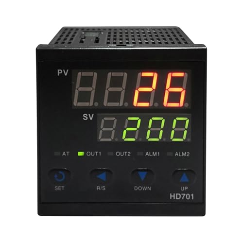 Controlador de temperatura de gran rango térmico HD101, AC 100V-240V, resistencia de 1372 ºC