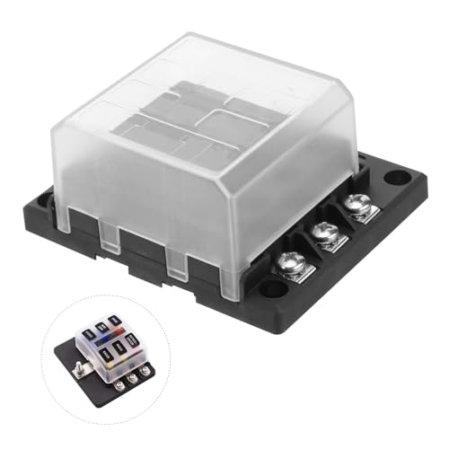 ULTECHNOVO Caixa 3Pcs fusível do carro mini fusível fusíveis carro com indicador aviso LED fusível á