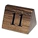 Produktbild Olympia CL393 Tischnummern-Schilder aus Holz, 10 Stück: Nr.1120, für Restaurants, als Dekoration, orange