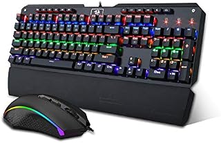 Redragon K555 RGB BA Mechanical Keyboard and Mouse Combo Wired USB RGB Backlit