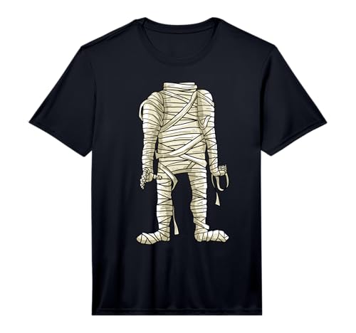 Cool Headless Mummy Halloween Costume | Funny Lazy DIY Gift Performance T-Shirt
