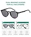 Eyekepper Oval Spring Hinges Ladies Reading Sunglasses +3.50 Grey Tinted Lens Round Reader Eyeglasses for Women Reading under the Sun