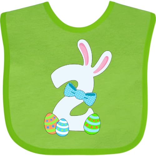 inktastic Easter Bunny Second Birthday Bow Tie Baby Bib