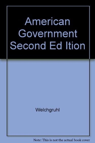 American government 0314629718 Book Cover
