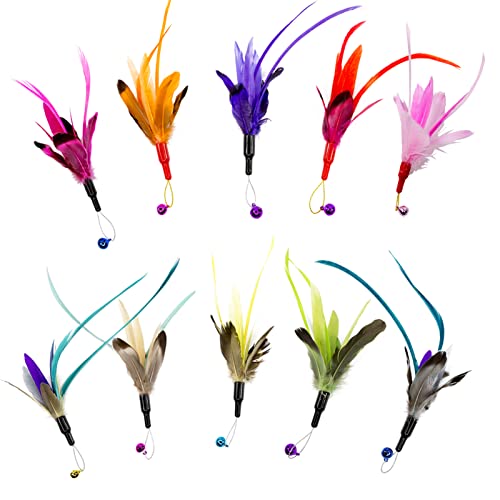 猫じゃらし おもちゃ フェザーワンド おもちゃ 猫用 伸縮 釣竿型おもちゃ おもちゃ フェザーワンド 蝶の羽のおもちゃ 猫のスポーツ 替えおもちゃつ付き (e)のサムネイル