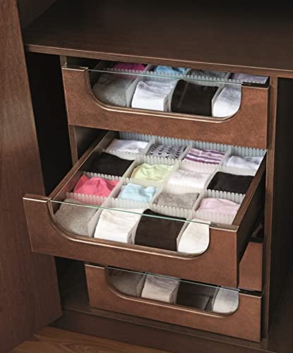 Organizador com 5 Divisórias Tóquio Branco 65x40cm