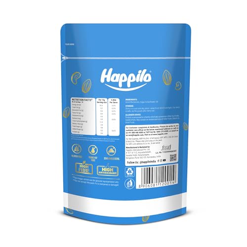 Image of Happilo Premium Dried Californian Blueberries 150g (Pack Of 3), Naturally Sweet, Rich in Antioxidants, Vitamins and Fiber, Everyday Snacking