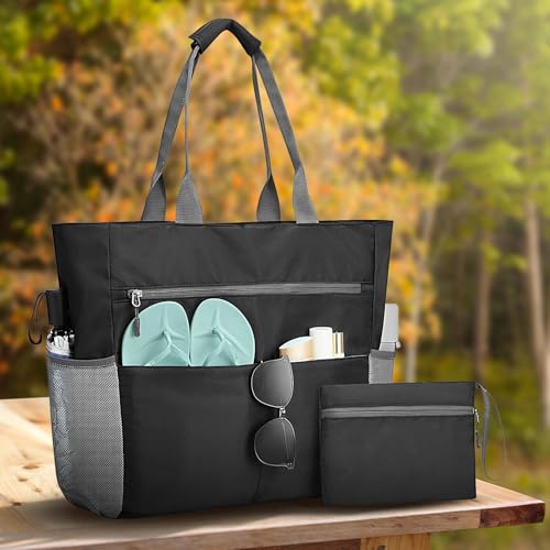 Bolsa plegable impermeable con cremallera y diseño práctico 3
