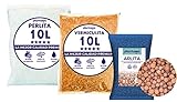 【Retiene nutrientes】 Facilita y aporta la absorción de sales minerales y vitaminas. Es capaz de retener nutrientes y liberarlos progresivamente, evitando los problemas generados por un abonado excesivo, de forma que las plantas crecen más sanas y fuertes