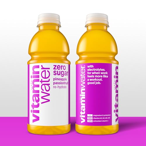 Image of vitaminwater zero sugar re-hydrate pineapple passionfruit 20oz