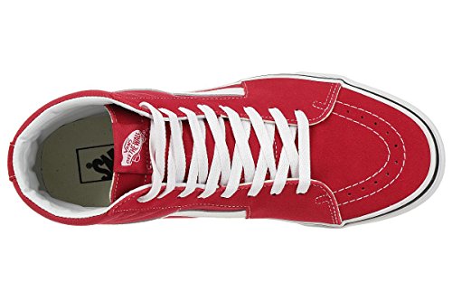 Vans Vans Unisex high-top, Red Crimson True White Q9u, 8 US Men