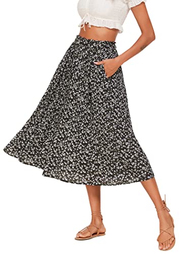 Parabler Rock Damen Elegant Röcke Hohe...
