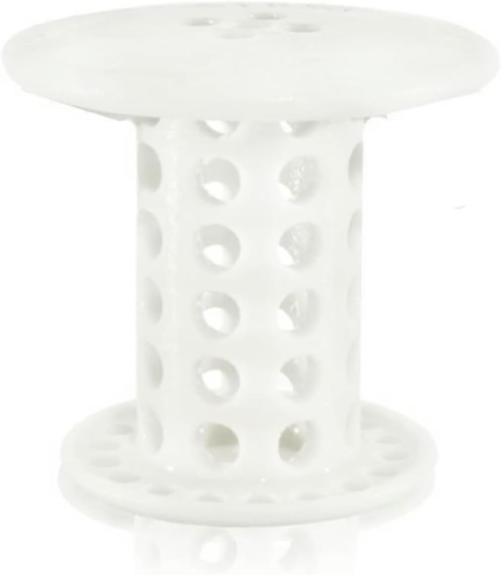 Yjemle White Tpr Drain Protector Bathtub Drain Hair Catcher For Bathroom Drains Shower Stall Drain Protector Hair Catcher Bathroom Sink And Bathtub Drain Strainers,Bathroom Sink And Bathtub Accessories