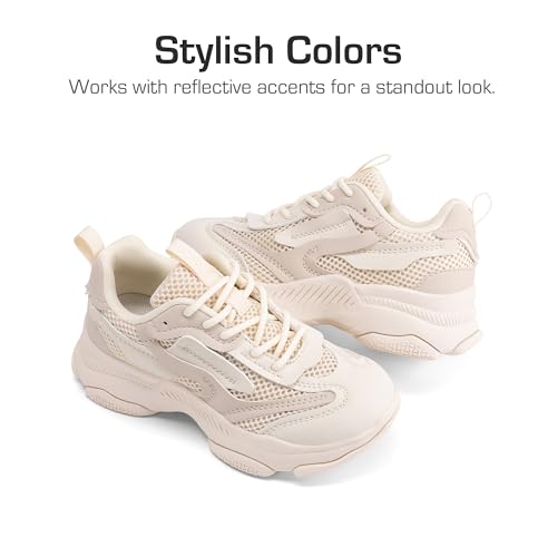 DREAM PAIRS Kids Girls Sneakers Jelly Sole Lace up Shoes Lightweight Walking Shoes for Girls Boys4
