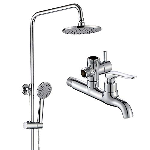 Robinetterie de douche inox antirouille pour remplacer un ancien système de salle de bain