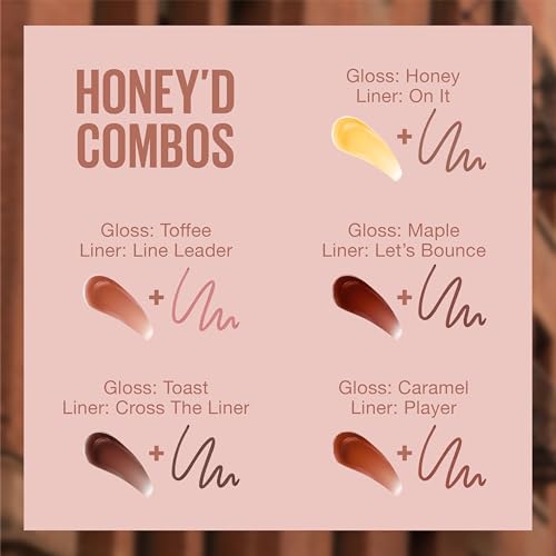 Image of MAYBELLINE Lifter Gloss, Hydrating Honey'd Lip Gloss with Hyaluronic Acid, High Shine for Plumper Looking Lips, Maple, 1 Count