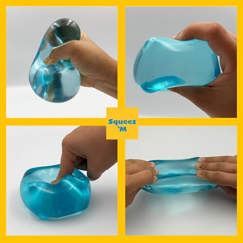 Image of Original Big Block Premium Stress Cube 2 Pack, Squishy Fidget Toy, Adults | Non-toxic ASTM certified, US family-owned, easy replacement, jumbo sensory squeeze cubes set of 2, stress relief
