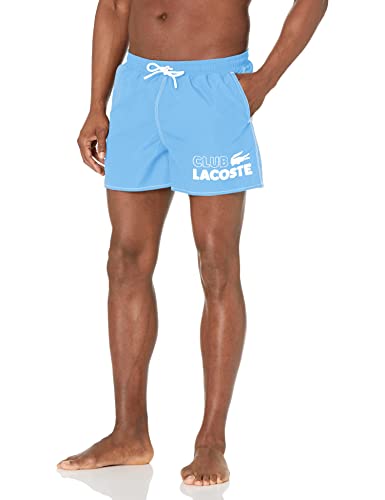 Lacoste Men's Quick Dry Lined Swim Trunks