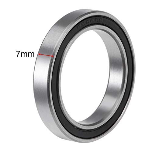 Uxcell A19042400UX1132 6806-2Rs Deep Groove Ball Bearing 30X42X7Mm Double Sealed Abec-3 Bearings 2-Pack thumb #2