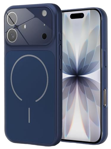 Image of SHINESTAR iPhone 17 Case - Premium Shockproof Protective Cover, Wireless Charging Compatible, Slim & Durable Luxury Back Cover with Camera Protection (Blue)
