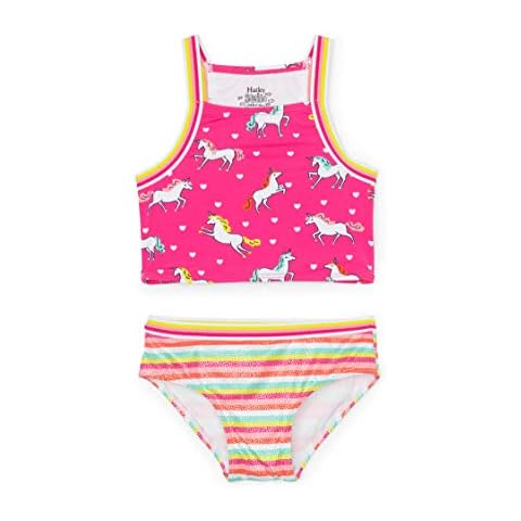 Hatley Girl's Pink Prancing Unicorn Tankini Set Cover