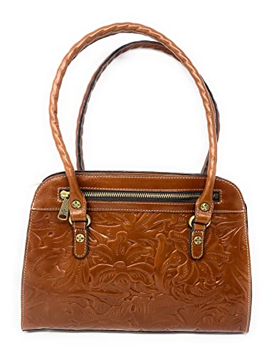 Patricia Nash Tooled Leather Calvi Satchel, Florence
