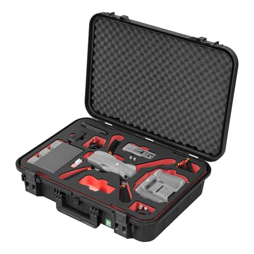 Tomcase Maleta Para Drones Ready To Fly Para Dji Air 3s Fly More Combo, Control Remoto Estándar O Dji Rc 2 Controller, Carga De Batería En La C Tomcase Maleta Para Drones Ready To Fly Para Dji Air 3s Fly More Combo, Control Remoto Estándar O Dji Rc 2 Controller, Carga De Batería En La C
