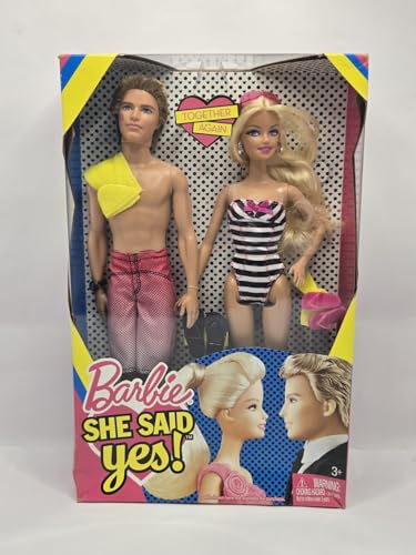 Set de muñecas Barbie y Ken 12 pulgadas 2 pcs miniatura 2