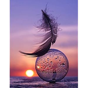 Bougimal 5D Diamond Painting Landschap Full Boor Set, 40X50cm DIY 5D Diamond Schilderij Canvas Wall Decor Stickers voor…