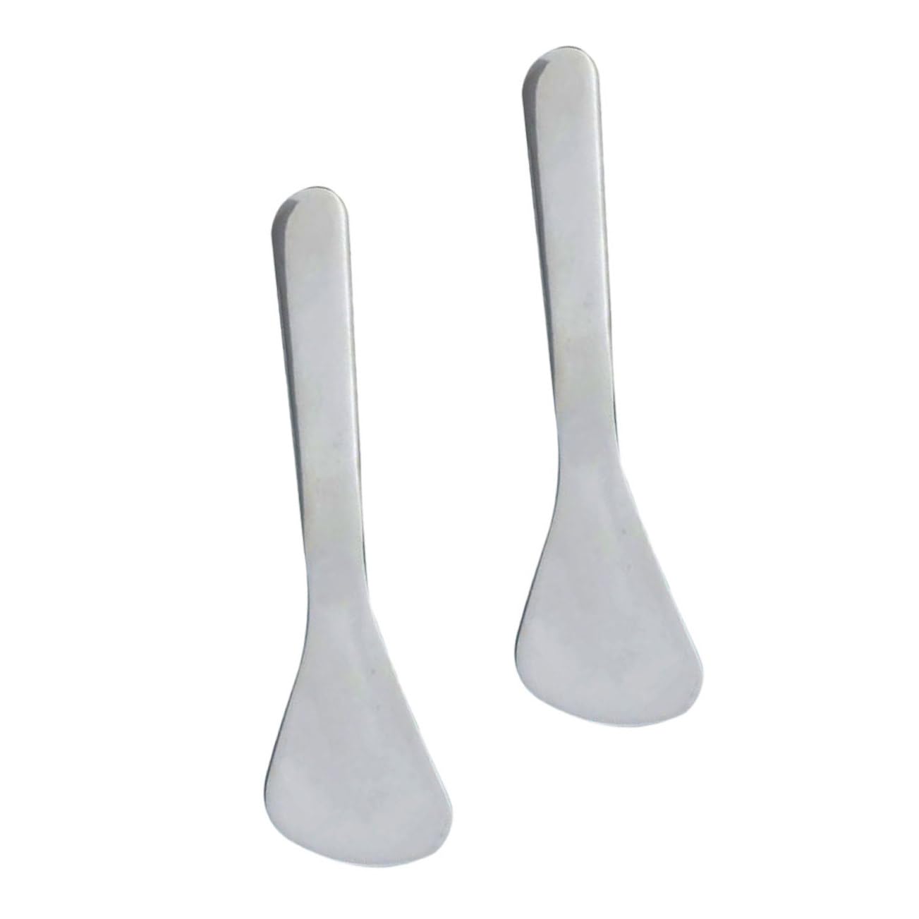 TOBBOMEY Facial Eye Care Tool Set Metal Makeup Spatula Mini Beauty Spatula for Cosmetics