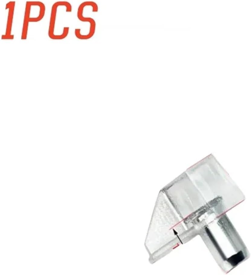 Cabinet Shelf Pegs, Cabinet Shelf Pegs Support Peg Clear Supports Pins Holder for Kitchen Book Shelves(Transparent 1PCS)