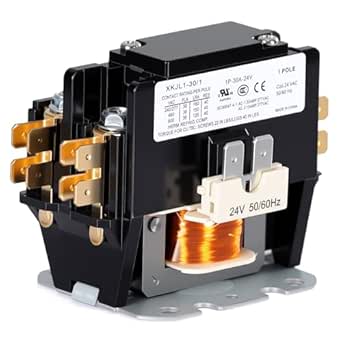 Amazon.com: 1 Pole 30 Amp 24V Coil Air Conditioner Condenser Compressor ...