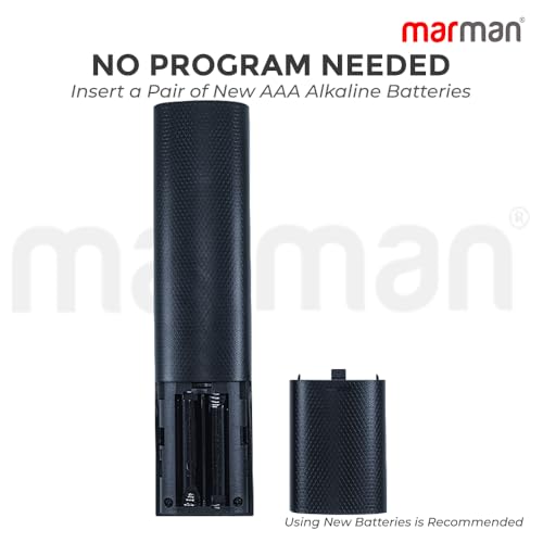 Image of marman Compatible with Sansui Google Tv Remote Control Original Model JSW43ASUHD JSW50GSUHD JSW65ASUHDFF Suitable for 4K UHD HD Ready QLED Smart Android Television - Non Voice Command