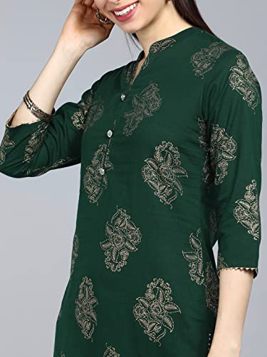 Image of Vaamsi Women Cotton Kurta Palazzo With Dupatta Set