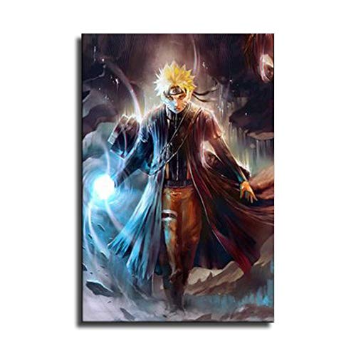 Naruto, The Rambling Naruto, Anime d'art sur toile et tableau mural Impression moderne de chambre à coucher de famille