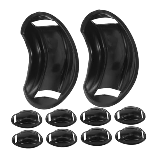 Healifty Adjustable Fit Chin Protectors 10pcs Chin Pads for Bike and Ski Helmets Durable Comfortable