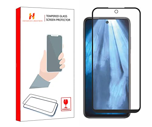 Image of Tempered Glass Screen Guard Protector with Edge to Edge Full samsung redmi Screen Coverage and Easy Installation Kit, Redmi 10 PRIME