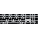 Apple Magic Keyboard mit Touch ID und Ziffernblock für Mac Modelle mit Apple Chip – Englisch (USA) – Schwarze Tasten ​​​​​​​