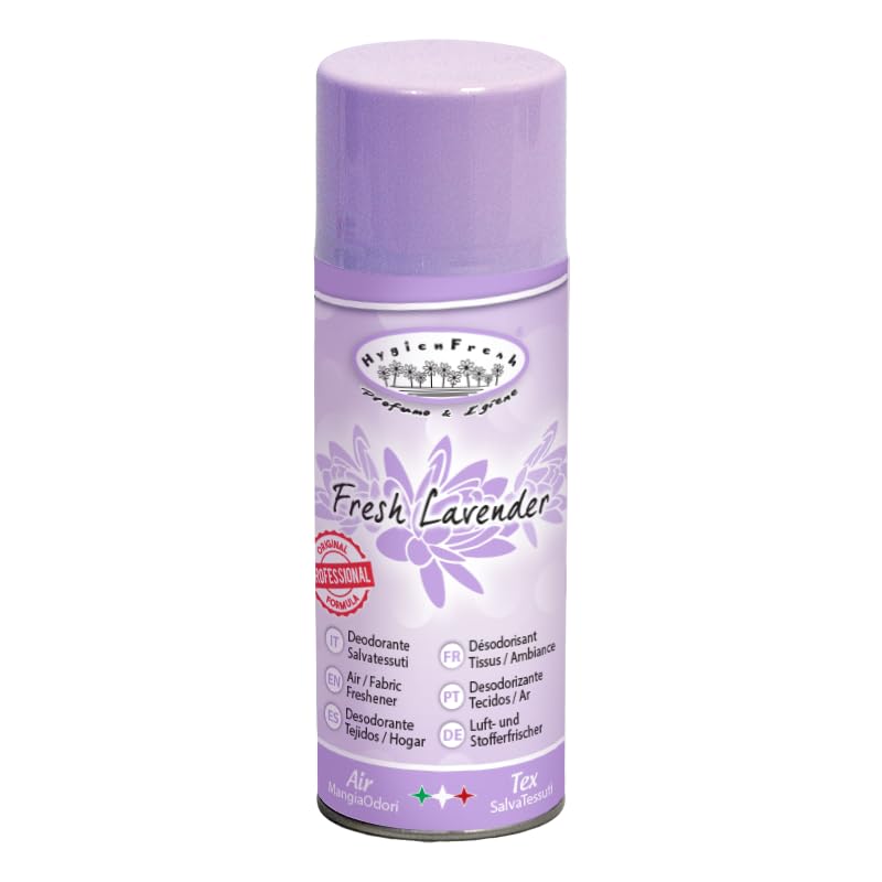 HOME PRO Kit 3 Spray Igienizzanti - Fresh Lavender - Deodorante Multiuso Professionale per Tessuti e Ambienti, Elimina Odori, Salvatessuti - 3x400ml - Made in Italy