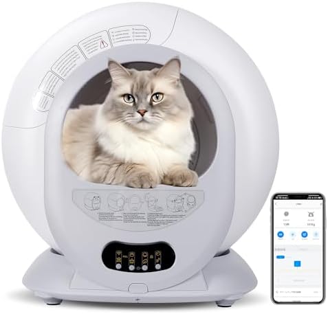 Amazon | TAKOYI 猫 トイレ 自動トイレ 猫 自動トイレ 76L特大容量  